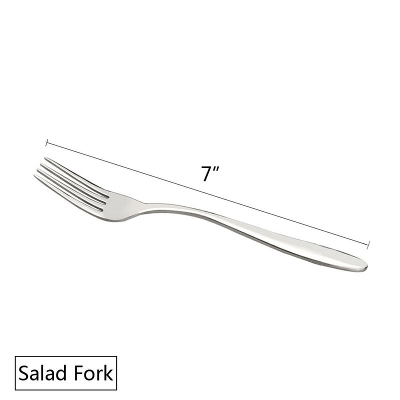 Ramddy 18/10 Stainless Steel Salad Fork, 12-Piece, 7-Inch - Image 2